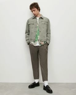 Coupon 🎉 Arona Trucker Jacket Soft Green 👍 -Coats & Jackets Sales MA006Y 6845 3