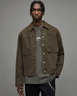 Flash Sale 👍 Derny Denim Jacket Meadow Brown 😀