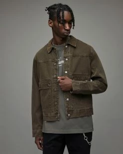 Flash Sale 👍 Derny Denim Jacket Meadow Brown 😀 -Coats & Jackets Sales MA009X 7806 4