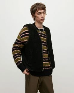 Hot Sale 🎁 Lecco Reversible Vest Gilet Jet Black 🧨 -Coats & Jackets Sales MA010Y 451 4