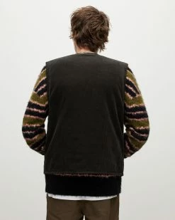 Hot Sale 🎁 Lecco Reversible Vest Gilet Jet Black 🧨 -Coats & Jackets Sales MA010Y 451 5