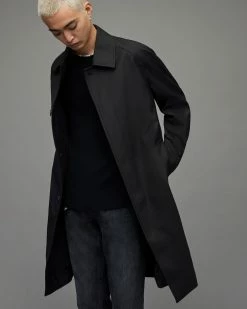 Discount 🧨 Lester Oversized 🧥 Coat Black 🎁 -Coats & Jackets Sales MC013X 5 6
