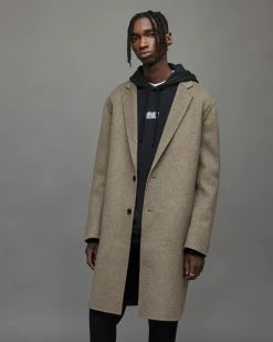 Wholesale 😉 Hanson Wool Blend 🧥 Coat Putty Brown Marl ✨ -Coats & Jackets Sales MC020X 5072 3