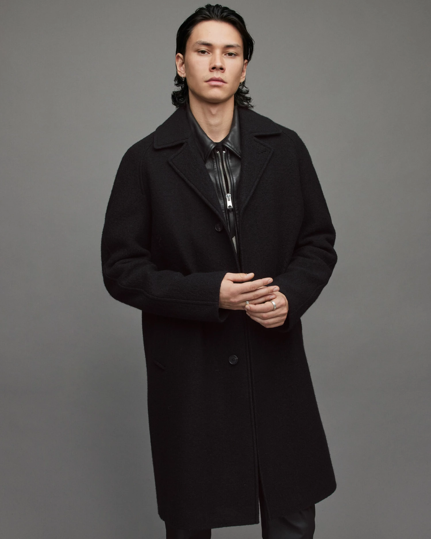 Outlet ๐ฅ Holt Wool ๐งฅ Coat Black ๐ 2 Outlet ๐ฅ Holt Wool ๐งฅ Coat Black ๐ - Image 2