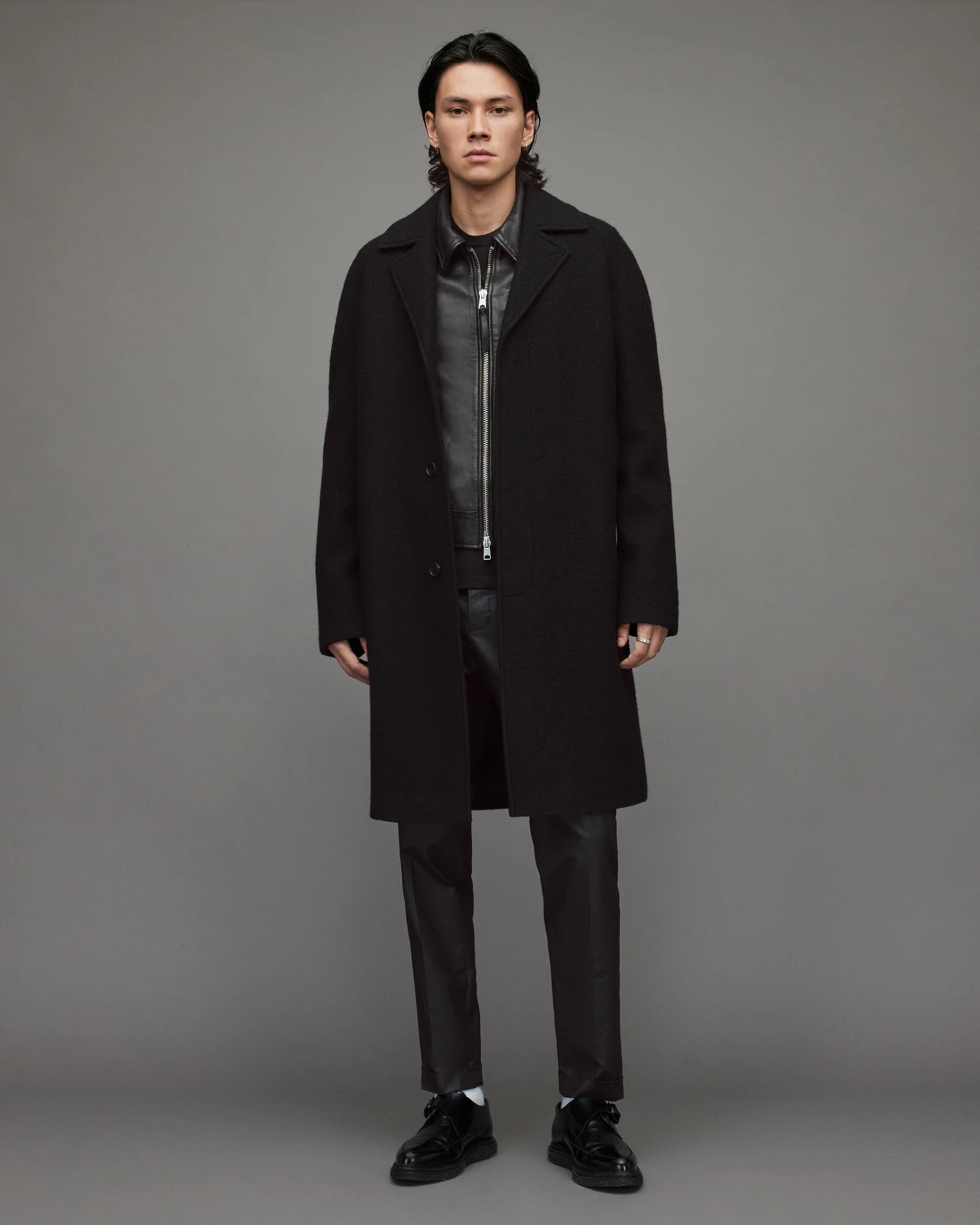 Outlet ๐ฅ Holt Wool ๐งฅ Coat Black ๐ 4 Outlet ๐ฅ Holt Wool ๐งฅ Coat Black ๐ - Image 4