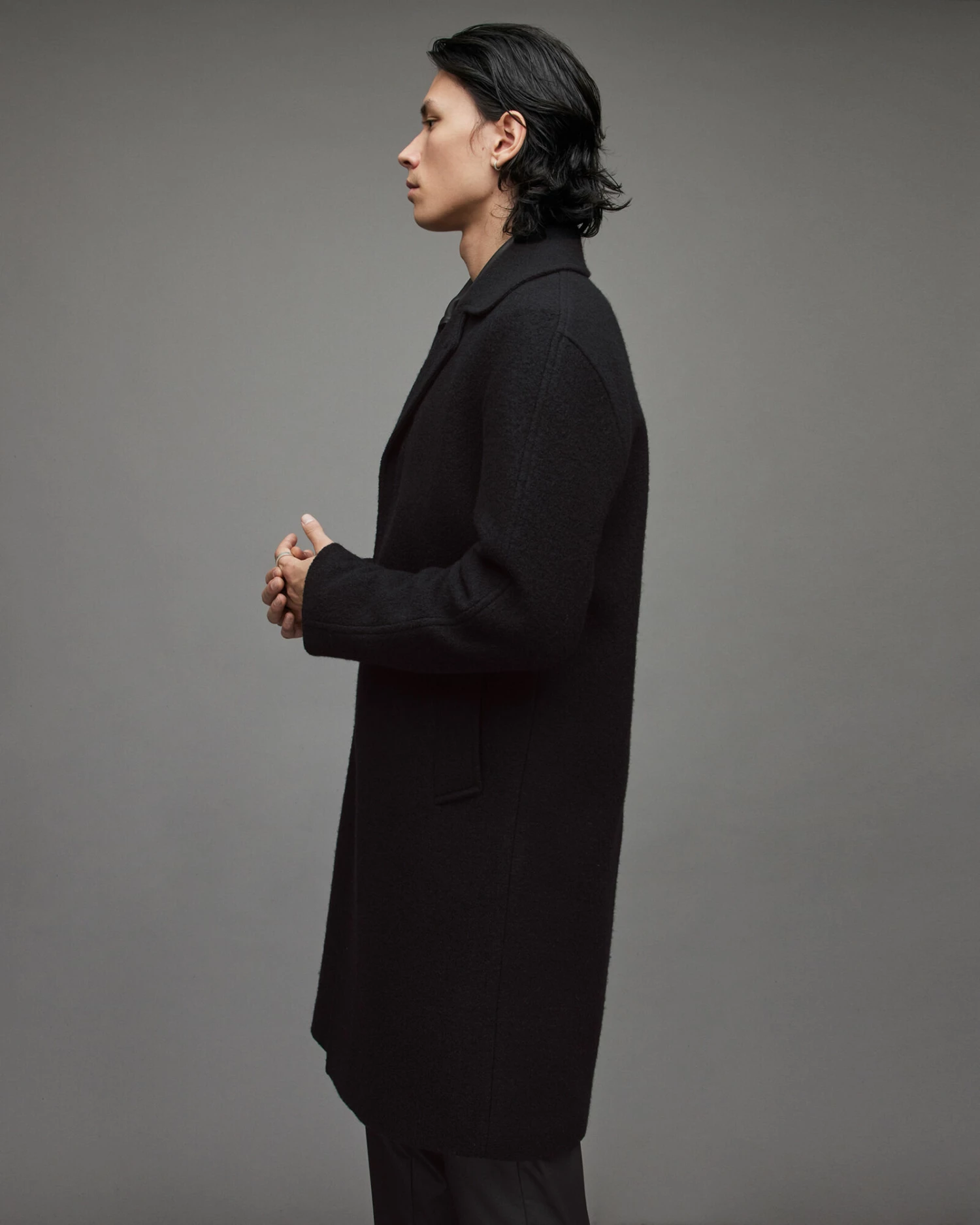 Outlet ๐ฅ Holt Wool ๐งฅ Coat Black ๐ 5 Outlet ๐ฅ Holt Wool ๐งฅ Coat Black ๐ - Image 5