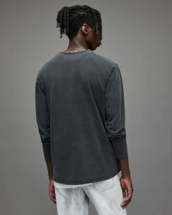 Wholesale 🌟 Bodega Long Sleeve Henley Washed Black ⭐ -Coats & Jackets Sales MD001X 162 4