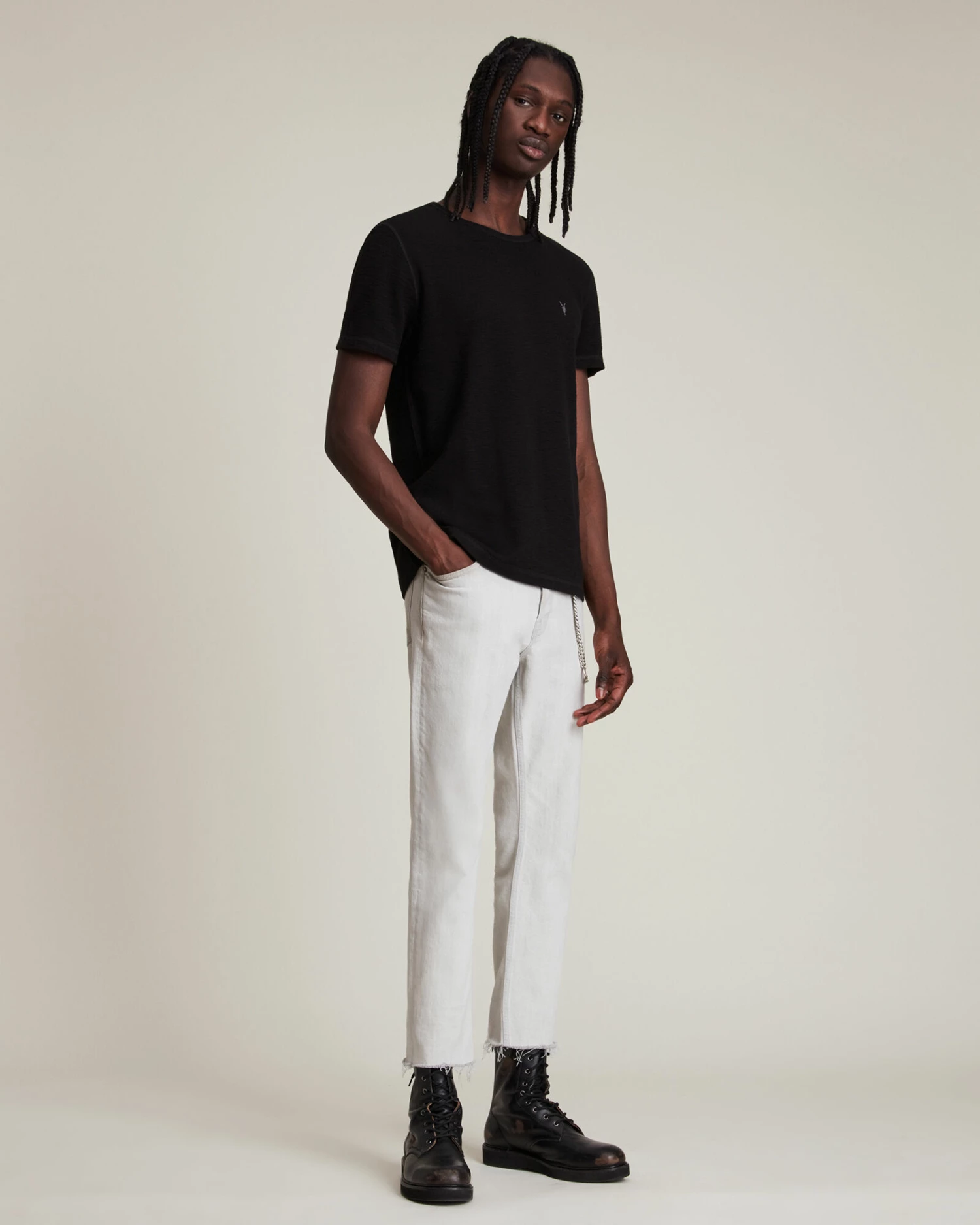 Budget 🥰 Muse Short Sleeve Crew T-Shirt Jet Black 😉 4 Budget 🥰 Muse Short Sleeve Crew T-Shirt Jet Black 😉 - Image 4