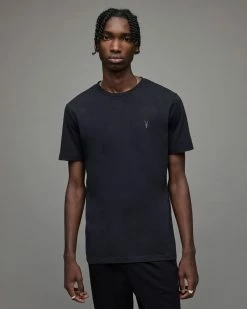 Flash Sale 😍 Tonic Crew 3 Pack T-Shirts GRN/BRWN/JET BLK ⭐ -Coats & Jackets Sales MD063X 7850 4