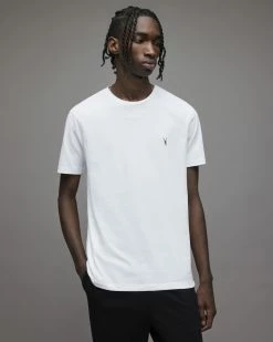 Budget 🔥 Brace Brushed Cotton 3 Pack T-Shirts GRY/RED/OPT WHT ⭐ -Coats & Jackets Sales MD065X 7852 3