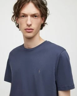 Flash Sale 🔔 Brace Brushed Cotton 3 Pack T-Shirts BLUE/BLUE/OPT WHT 😀 -Coats & Jackets Sales MD066X 7853 5