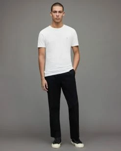 Cheapest 🌟 Tonic Crew T-Shirt 3 Pack OPTIC/BLACK/GREY ✔️ -Coats & Jackets Sales MD082J 5111 6