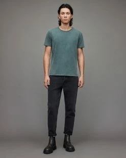 Budget 🧨 Bodega Crew T-Shirt Bottle Green 🔥 -Coats & Jackets Sales MD089X 197 3