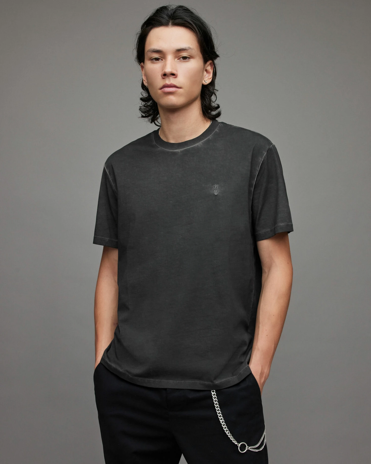 Cheapest ๐ Fulton Crew T-Shirt Washed Black โ 1 Cheapest ๐ Fulton Crew T-Shirt Washed Black โ