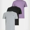 Budget 🛒 Ossage Crew T-Shirt 3 Pack LILAC/GREY/BLK 🧨