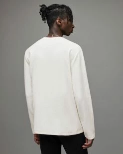 Best reviews of 👍 Rowe Long Sleeve Crew T-Shirt Chalk White 👍 -Coats & Jackets Sales MD100X 4068 4 2
