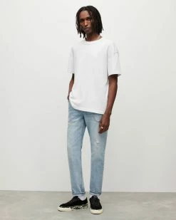 Hot Sale 🎉 Isac Oversized Crew T-Shirt Optic White 😍 -Coats & Jackets Sales MD106V 437 3