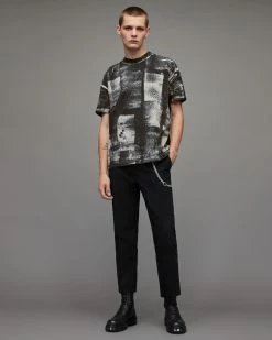 Hot Sale 🌟 Barrow Crew T-Shirt CHALK WHT/JET BLK ✨ -Coats & Jackets Sales MD110X 6485 3