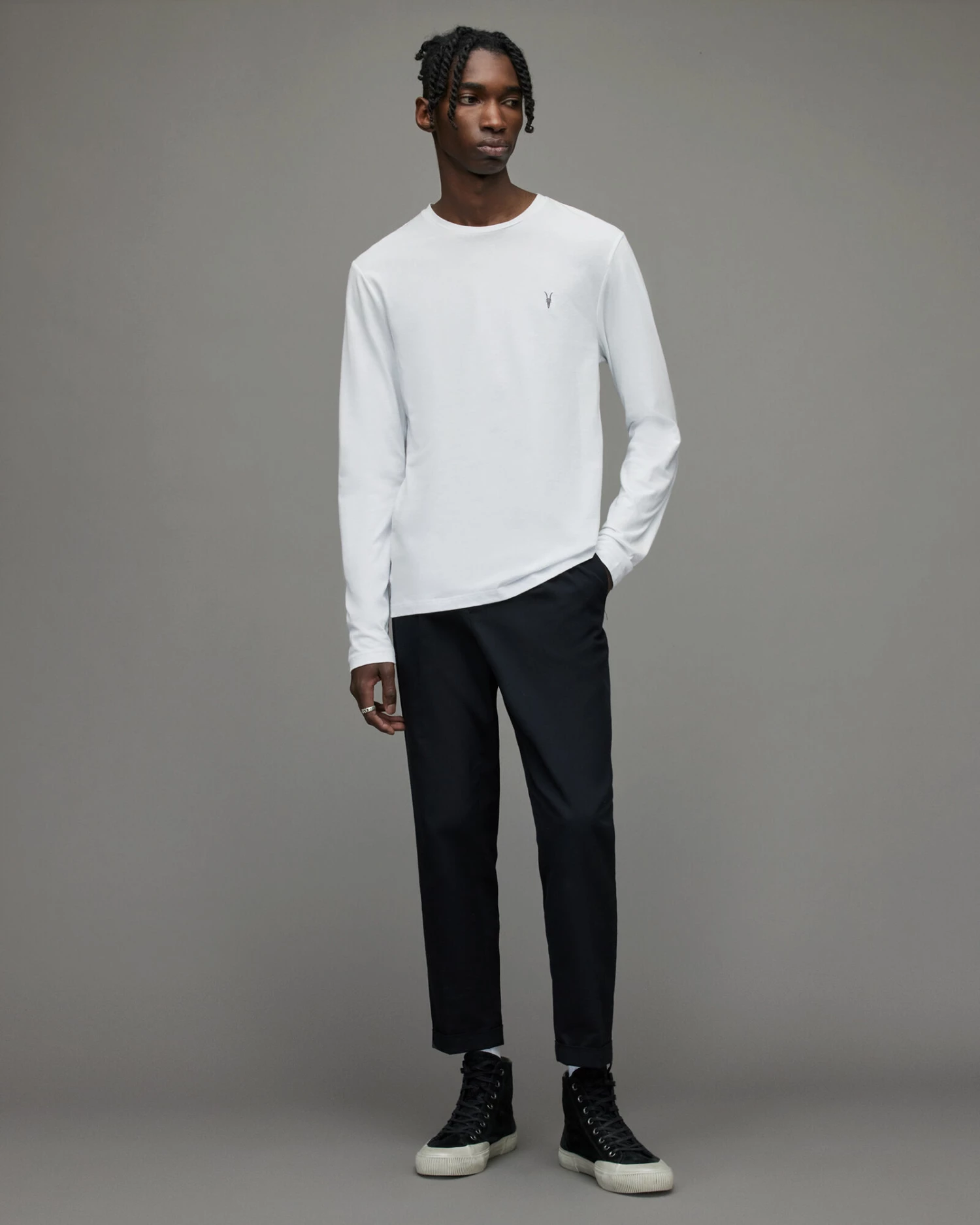 Cheapest ๐ฏ Brace Tonic Long Sleeve Crew T-Shirt Jet Black ๐ 3 Cheapest ๐ฏ Brace Tonic Long Sleeve Crew T-Shirt Jet Black ๐ - Image 3