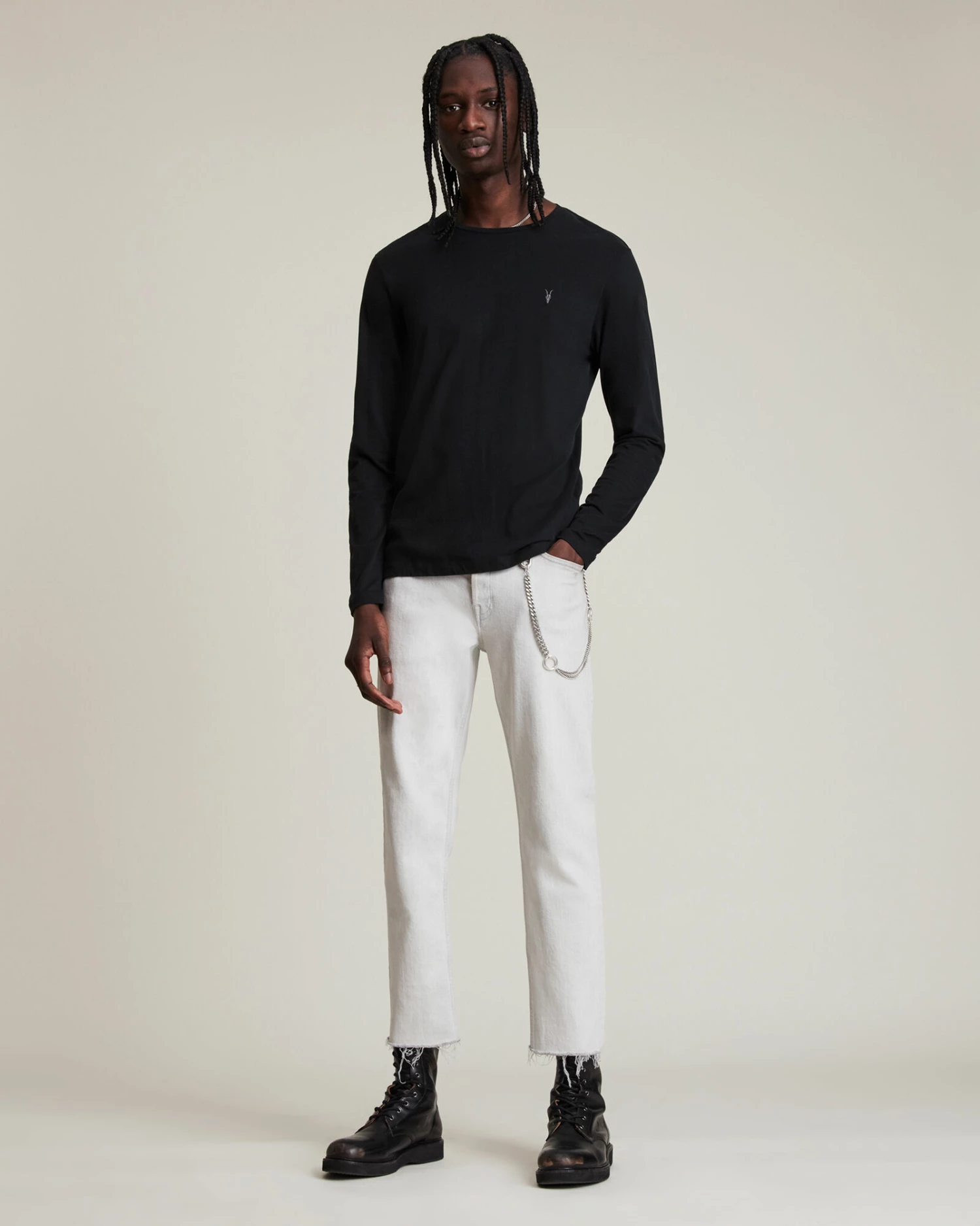 Coupon ๐งจ Brace Tonic Long Sleeve Crew T-Shirt Jet Black โจ 3 Coupon ๐งจ Brace Tonic Long Sleeve Crew T-Shirt Jet Black โจ - Image 3