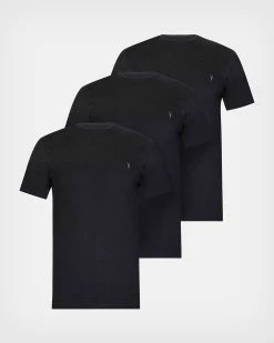 Coupon 🎁 Brace Brushed Cotton 3 Pack T-Shirts Black 🛒