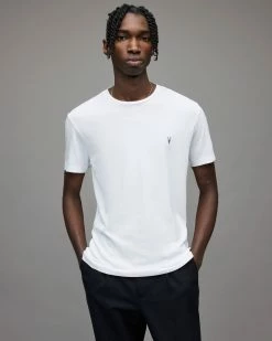 Discount 🔔 Tonic Crew T-Shirts 3 Pack ASH PNK/GRY ML/WHT 😍 -Coats & Jackets Sales MD139X 8015 4