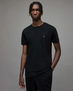 Buy 🌟 Tonic Crew 3 Pack T-Shirts GRN/WHT/JET BLK 🔔 -Coats & Jackets Sales MD140X 8014 3