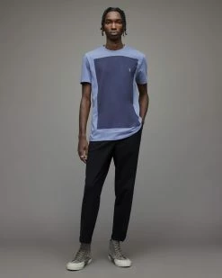 Flash Sale 🥰 Lobke Crew T-Shirt DULL BLUE/BLUE 🔥 -Coats & Jackets Sales MD143X 8010 3 2