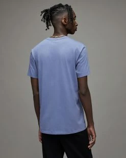 Flash Sale 🥰 Lobke Crew T-Shirt DULL BLUE/BLUE 🔥 -Coats & Jackets Sales MD143X 8010 4 2