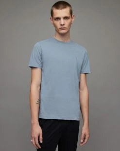 Best reviews of 😍 Brace Crew Brush Cotton T-Shirt Dull Blue 🎁