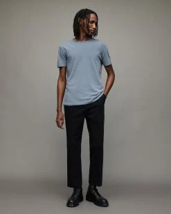 Hot Sale 🤩 Figure Crew T-Shirt 2 Pack OPT WHT/DULL BLU 🔥 -Coats & Jackets Sales MD165X 8008 6