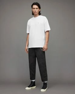 Cheap ⭐ Harding Crew T-Shirt Optic White 😀 -Coats & Jackets Sales MD168X 437 3 1