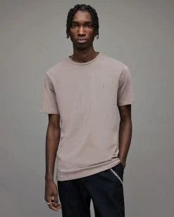 New 🥰 Brace Crew Brushed Cotton T-Shirt Flint Grey ⌛