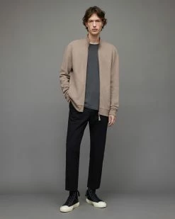 Best Sale โญ Raven Zip Funnel Sweatshirt Toasted Brown ๐ 6 Best Sale โญ Raven Zip Funnel Sweatshirt Toasted Brown ๐ -Coats & Jackets Sales MF044X 7745 3