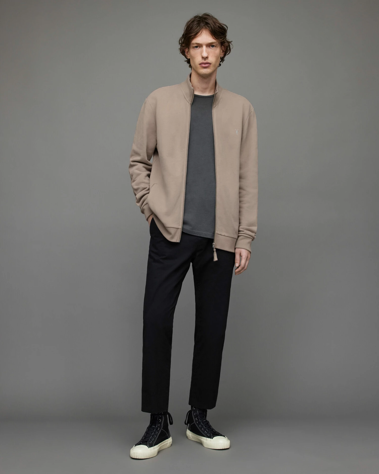 Best Sale โญ Raven Zip Funnel Sweatshirt Toasted Brown ๐ 3 Best Sale โญ Raven Zip Funnel Sweatshirt Toasted Brown ๐ - Image 3