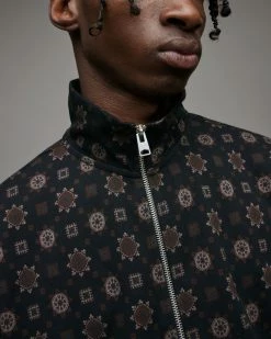 Outlet 🌟 Flynn Zip Through Jacket Jet Black ⌛ -Coats & Jackets Sales MF057X 451 2