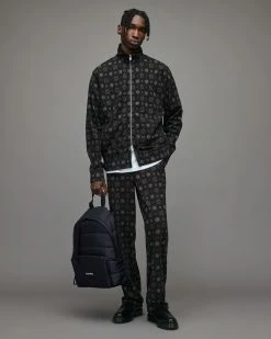 Outlet 🌟 Flynn Zip Through Jacket Jet Black ⌛ -Coats & Jackets Sales MF057X 451 3