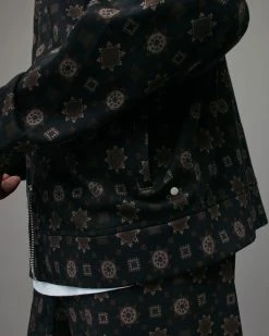 Outlet 🌟 Flynn Zip Through Jacket Jet Black ⌛ -Coats & Jackets Sales MF057X 451 6