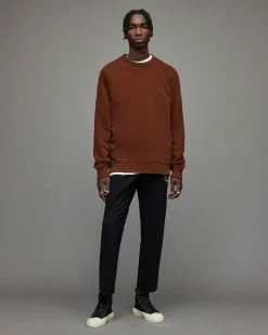 Best reviews of 🤩 Raven Crew Sweatshirt Rosewood Red ⌛ -Coats & Jackets Sales MF077X 6834 3