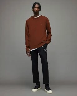 Best reviews of 🤩 Raven Crew Sweatshirt Rosewood Red ⌛ -Coats & Jackets Sales MF077X 6834 4