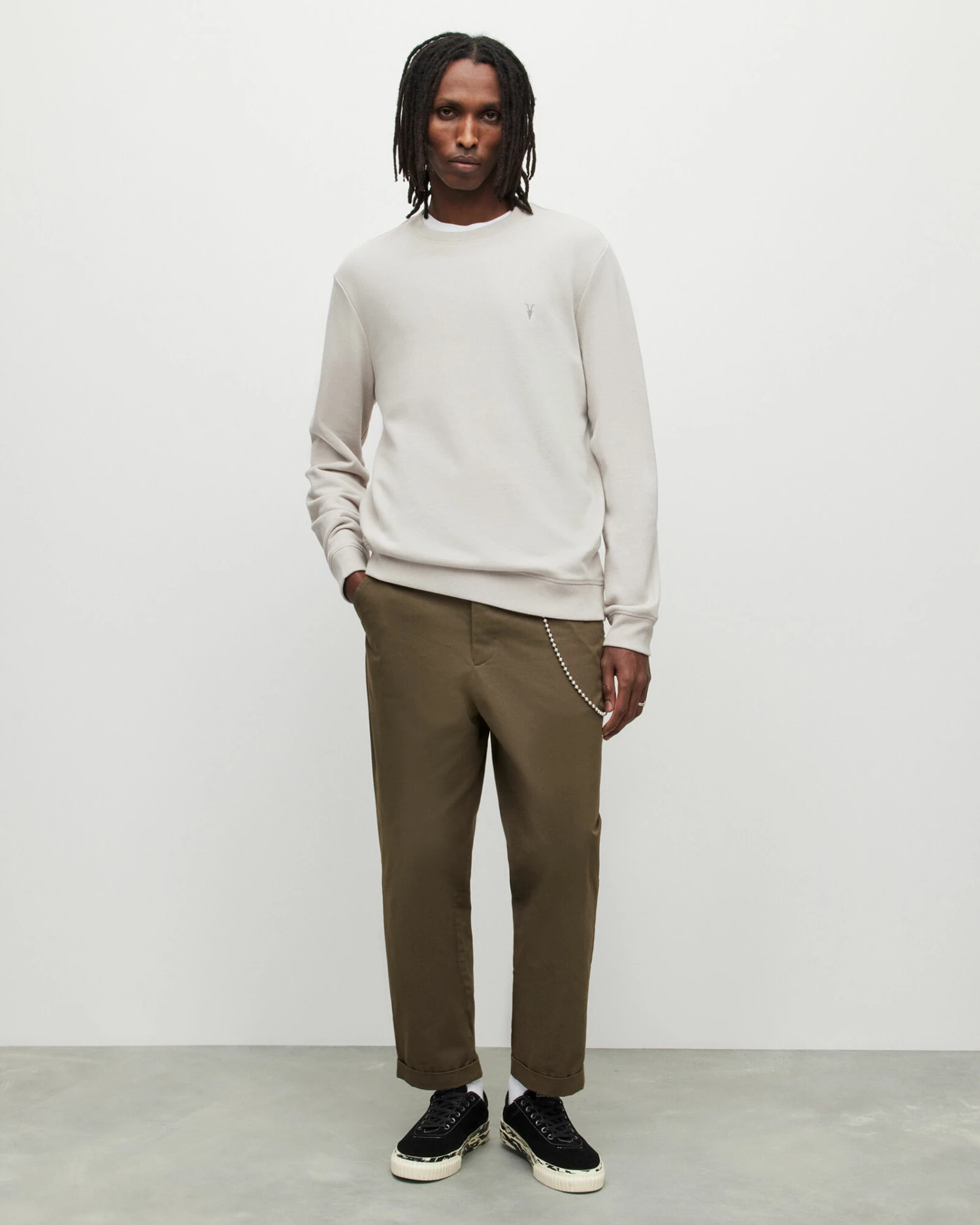 Top 10 ⭐ Raven Crew Sweatshirt Winter Grey ⌛ 3 Top 10 ⭐ Raven Crew Sweatshirt Winter Grey ⌛ - Image 3