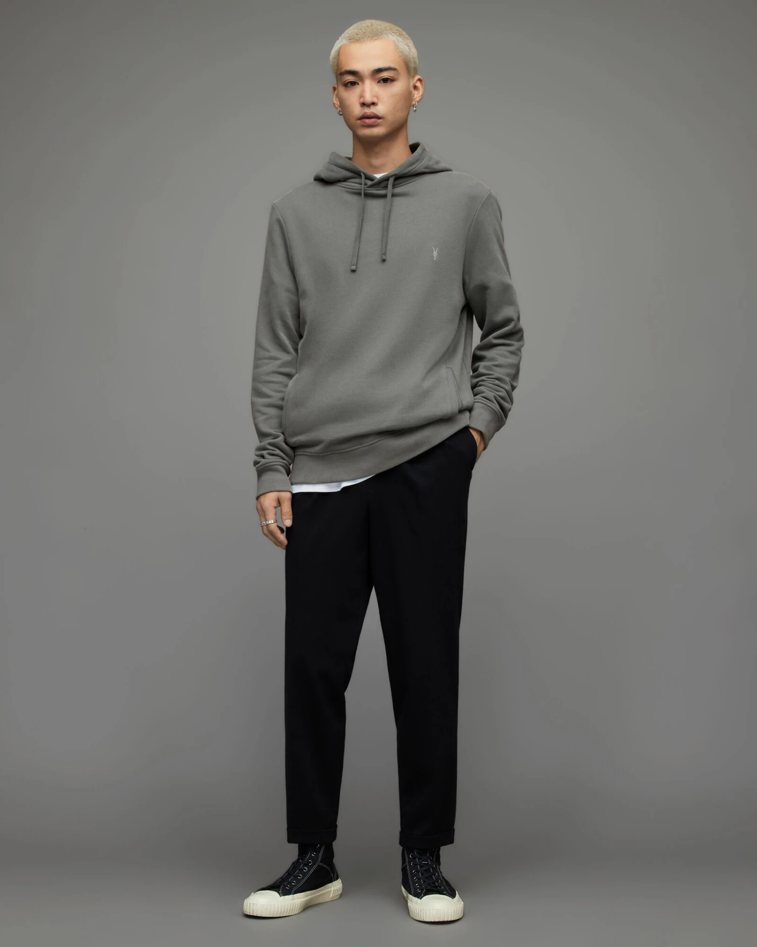 Best deal 🔔 Raven Pullover Hoodie Stereo Grey ✨ 3 Best deal 🔔 Raven Pullover Hoodie Stereo Grey ✨ - Image 3