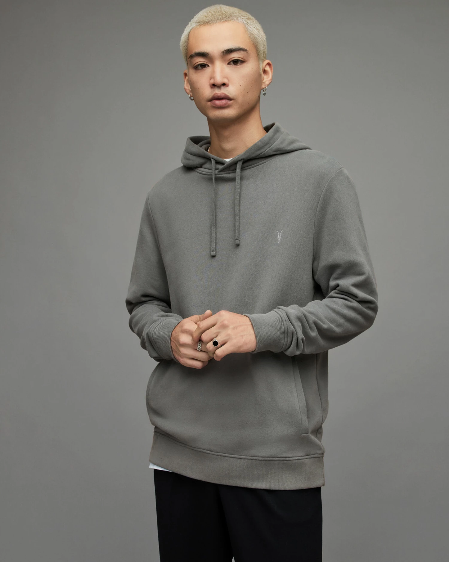 Best deal 🔔 Raven Pullover Hoodie Stereo Grey ✨ 4 Best deal 🔔 Raven Pullover Hoodie Stereo Grey ✨ - Image 4