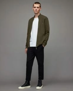 Hot Sale ⭐ Raven Zip Funnel Sweatshirt Park Green ❤️ -Coats & Jackets Sales MF090X 8042 3