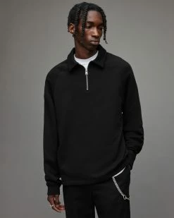 Top 10 🌟 Rafe Half Zip Polo 👕 Shirt Black 🤩