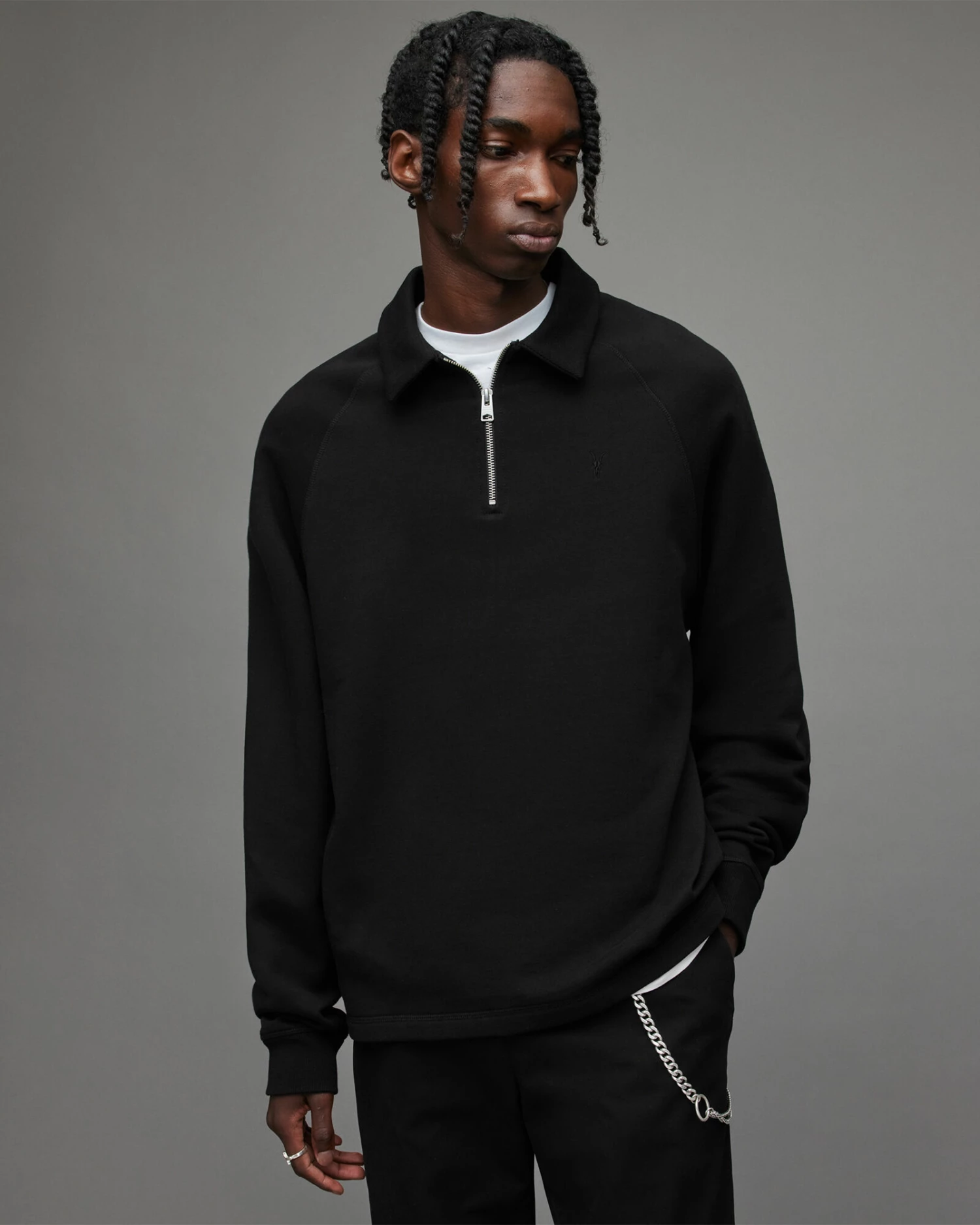 Top 10 🌟 Rafe Half Zip Polo 👕 Shirt Black 🤩 1 Top 10 🌟 Rafe Half Zip Polo 👕 Shirt Black 🤩