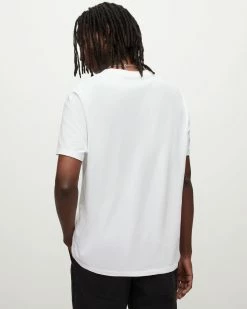 Promo 👍 Segment Crew T-Shirt Optic White 🤩 -Coats & Jackets Sales MG071Y 437 4 2