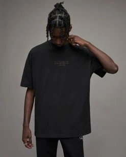 New 🤩 Bones Crew T-Shirt Washed Black 🔥 -Coats & Jackets Sales MG072X 162 4 1