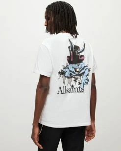 Wholesale ✔️ Lunar Rabbit Crew T-Shirt Optic White 🔔 -Coats & Jackets Sales MG080Y 437 5 2