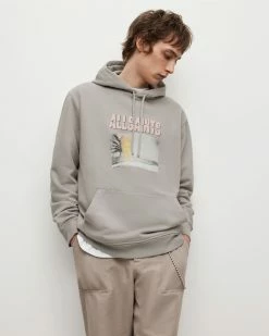 Buy 👏 Huska Pullover Hoodie Paving Grey 😍 -Coats & Jackets Sales MG104Y 7308 4